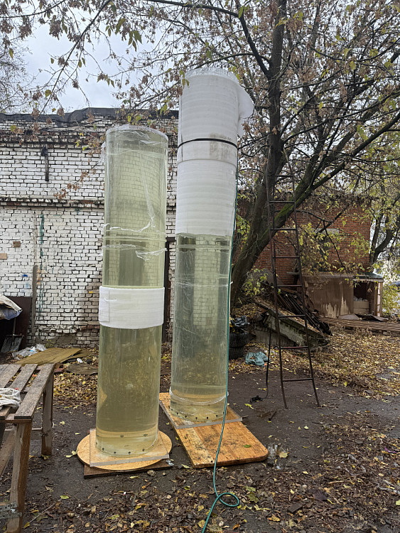 Макет для проверки вязкости масел