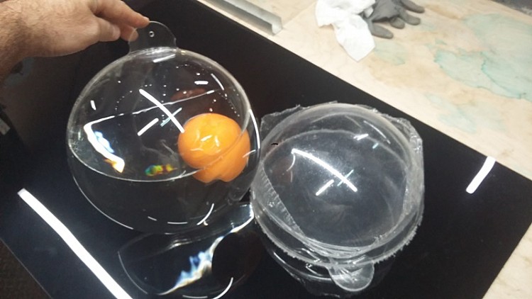 Полусфера с водой