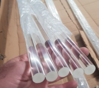 Круглые акриловые стержни прозрачные 160ø длина 2000 мм