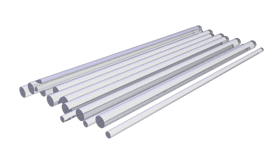 Труба прозрачная из акрила 15ø толщина 2мм