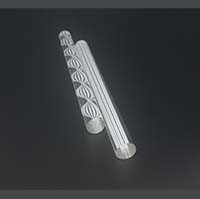 Стержни с узором из акрила 15ø длина 2000 мм